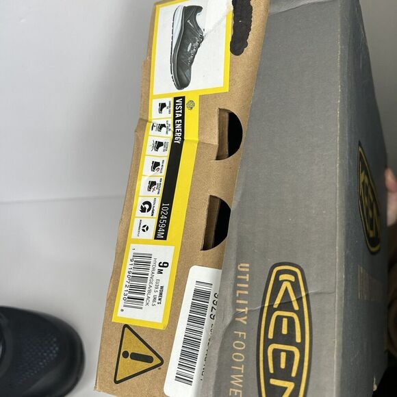 Keen Vista energy black hydrangea utility shoes 9  (Carbon-Fiber Toe) - Picture 3 of 9